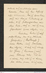 Nachlass Franz Steindachner, Brief (unvollständig) von N. Post an Franz Steindachner (02.07.1907), Inv.Nr. 404.09, Seite 2